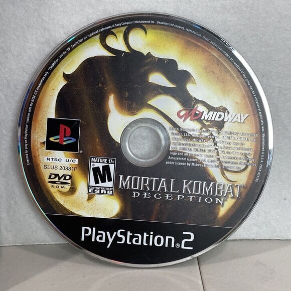 Mortal Kombat: Deception (Sony PlayStation 2, 2004) Complete w/ Manual TESTED - Picture 4 of 7